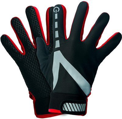 DreamPalace India Full Finger Bike Riding Gloves for Men & Women with Touch Screen Feature Riding Gloves(Red)