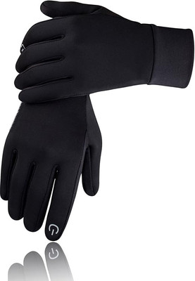 DreamPalace India Full Finger Bike Riding Gloves, Winter Gloves Riding Gloves(Black)