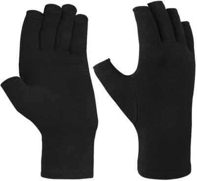 MOMISY ArthritisGloves-BlackSimple-L Gym & Fitness Gloves(BlackSimple)