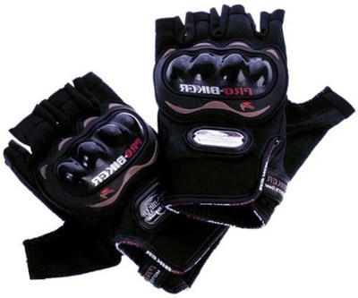 meenu arts Premium Pro Biker Riding Gloves_182 Driving Gloves(Black)