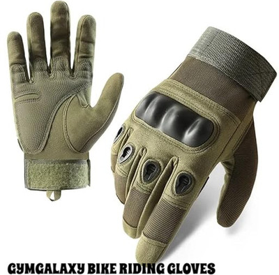 GYMGALAXY Motorcycle Gloves, Full-Finger Racing Gloves for Men, Motorcycle Gloves Driving Gloves(Green)