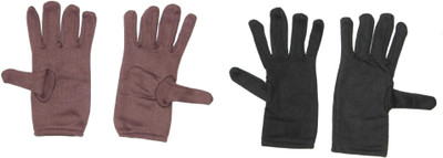 Okara Lightweight Hand Gloves Protect From Sun Burn, Dust & Pollution Driving Gloves(Brown|Black)