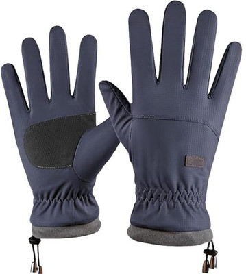 tomorrow fashion winter gloves Baseball Gloves(Blue)