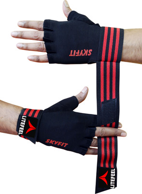 LITE FEEL Gym Glove, Sport glove, Riding Glove, Hand Glove Gym & Fitness Gloves(Red)