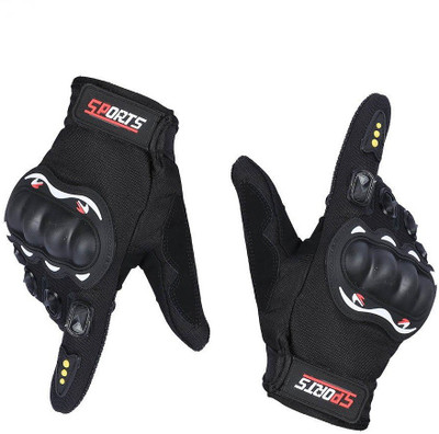 VOYARGE Men's Motorcycle Gloves Motocross Breathable Motorcycle Gloves-X15 Riding Gloves(Black)