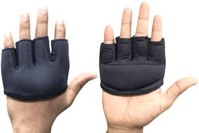 AASHRAy Mikado Cricket Fielding and Catching Gloves for Adults Batting Gloves(Black)
