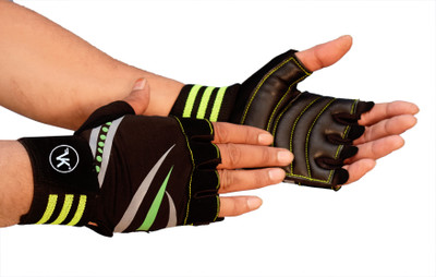 Snipper High quality Gym Sports and Workout Gloves Gym & Fitness Gloves (Black ,Green) Gym & Fitness Gloves(Green)
