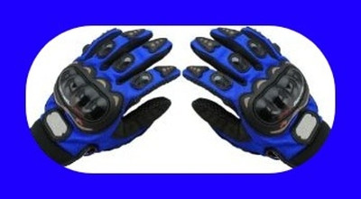 meenu arts New Premium Pro Biker Riding Gloves_42 Driving Gloves(Blue, Black)