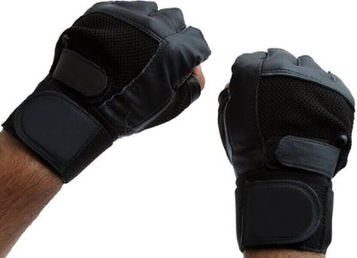 RKSON GGGONEX Leather NEW MPNEWSFOR RIDERo Riding Gloves(Black)