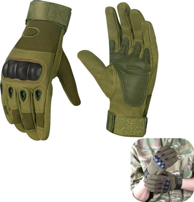 Taveesa Full-Finger Bike Riding Gloves Hand for Bike Gloves Men Bike Accessories Riding Gloves(Green)