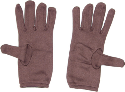 Okara Sun Rays Protection Cotton Hand Gloves For Summer (Pack Of 1) Driving Gloves(Brown)