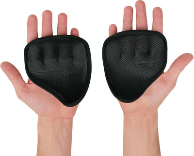 XSAW GYM GLOVES | Sport Gloves | Fitness Gloves | Palm Support | Wrist Support Gym & Fitness Gloves(Black)