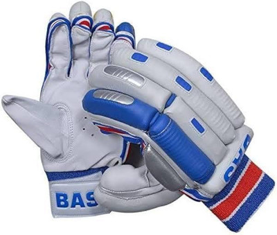 DUROSPORTS BAS Vampire Player Edition Cricket Batting Gloves (Right Hand Gloves) Batting Gloves(WHITE/BLUE)