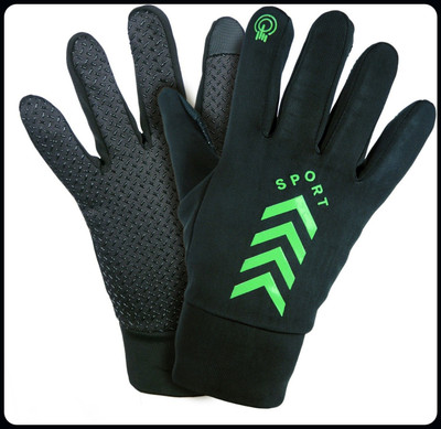 JAI SHRI Anti Slip Riding Gloves Touch Screen Friendly Gloves Riding Gloves_ Riding Gloves(Black, Green)