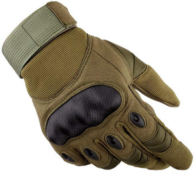 MELZRON Winter Bike Riding Tactical Gloves for Motorbike Riding, Casual Wearing, Racing Riding Gloves(Military Green)