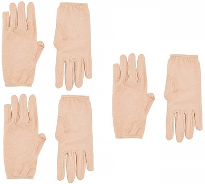 London Paree Biking & Driving Dust & Sun Protection Half Gloves Pack Of 3 Driving Gloves(Skin Half 3 set-01)