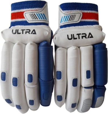 Aksports AK Batting Gloves ULTRA Men's (Right Hand Batsman) Batting Gloves(Blue, White)