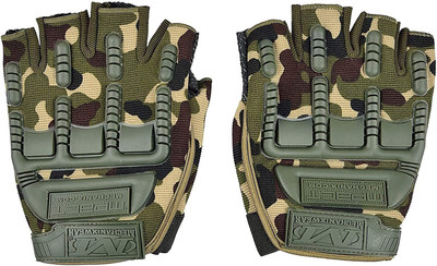 Rhtdm SUPERIOR QUALITY BIKE RACING GLOVE L Size Riding Gloves(Army Green)