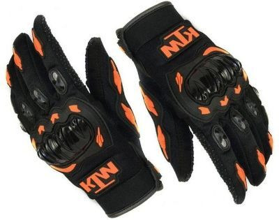 meenu arts Premium Pro Biker Riding Gloves_649 Riding Gloves(Black)