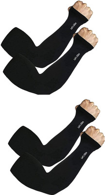 NJ FITTO Men & Womens thumb support hole exists Cycling Gloves(BLACK-2)