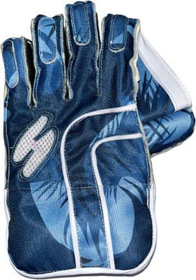 SVS Professional Boys Wicket Keeping Gloves(Blue)