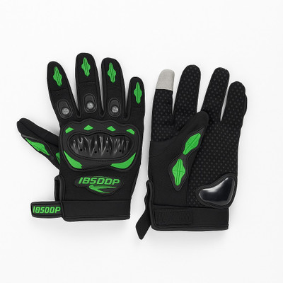 bsddp Black XL Size Screen Touch Riding Gloves Riding Gloves(Black, Green)
