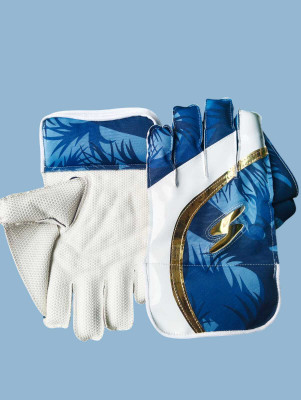 AZAD SPORTS GALLERY WICKET KEEPER GLOVES ARMY 350, DURABLE MATERIALS & OCTOPUS RUBBER Wicket Keeping Gloves(Blue)