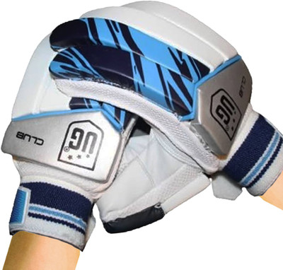 UG SPORTS Club Batting Gloves | Ergonomically Designed | Lightweight | (Junior) Batting Gloves(Blue, White)
