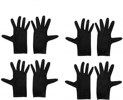 London Paree Biking & Driving Dust & Sun Protection Half Gloves Pack Of 4 Driving Gloves(Black Half 4 set-03)