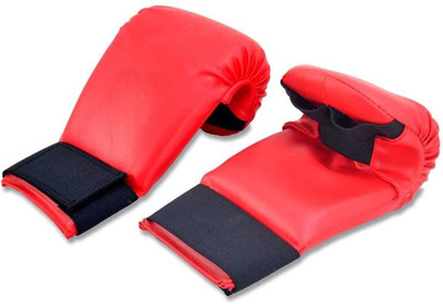 STYRKR Karate Hand Glove_ Medium Boxing Gloves(Red)