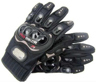 meenu arts Premium Pro Biker Riding Gloves_178 Riding Gloves(Black)