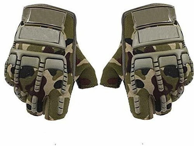 HOC HALF RIDDING GLOVES FOR BIKERS Driving Gloves(Green)