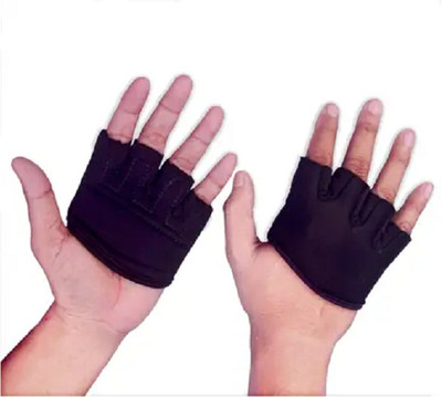 Glitter Cricket Fielding padded gloves Black Boxing Gloves(Black)