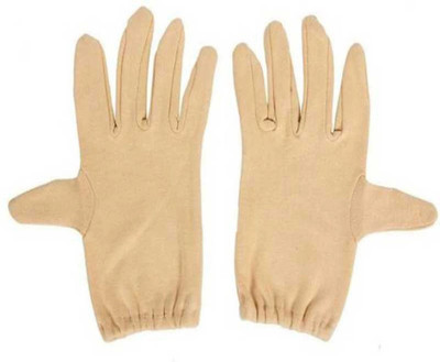 HOUSE OF COMMON Men 10 Inches Hand Glove For -Free Size Beige Pack 1 Cycling Gloves(Beige)