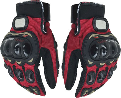 Probiker Full Riding/Driving/Cycling Sports Gloves/Riding Gear-ADZ2468 Riding Gloves(Red)