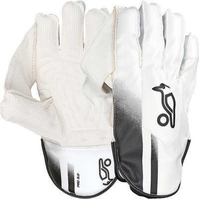 KOOKABURRA SHADOW PRO 3.0 Wicket Keeping Gloves(White, Black)