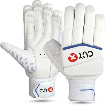 CUTX Cricket Batting Gloves Alpha White Colour for Youth Batting Gloves(White)