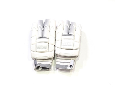 EM ULTIMATE PR0 -RH CRICKET Batting Gloves(White)