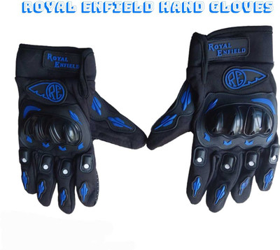 Ratasi only ROYAL ENFIELD BLUE Driving Gloves(Blue)