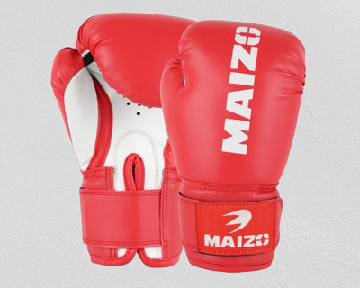 MAIZO Striker Training Gloves 8 Oz Boxing Gloves (Red/White) Boxing Gloves(Red)