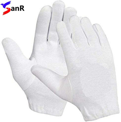 YMD Cotton Motion Cricket Inner Gloves for youth Wicket Keeping Gloves(White)