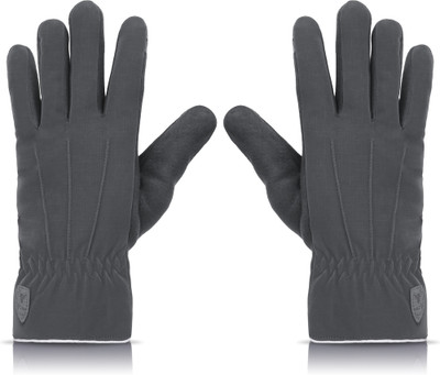 Aseenaa Unisex Hand Gloves For Biking And Cycling, Touch Screen Bike Riding Glove Driving Gloves(Grey)