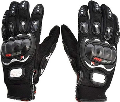 BAYEMA Probiker Full Finger Gloves|Bike Riding Glove|Mens Cycling Gloves Riding Gloves(Black)