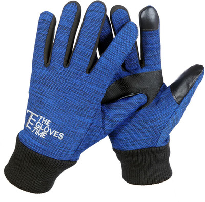 zaysoo Protective Full Finger Touchscreen Riding Gloves(Blue)