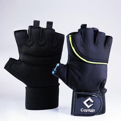 CAPTAIN BUILDER GYM SPORTS GLOVES Gym & Fitness Gloves(Black)