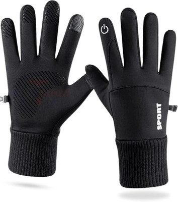 tomorrow fashion Riding gloves Riding Gloves(Black)