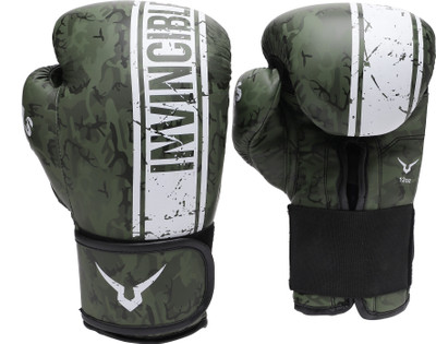 Invincible Commando Tejas Training Gloves - 14OZ Boxing Gloves(Brown)
