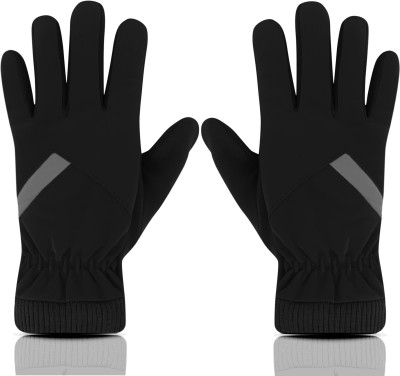 Aseenaa Full Hand (Sports) Gloves for Bike Riding Gym/Hiking/Cycling/Travelling/Camping Driving Gloves(Black)
