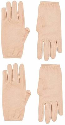 HOUSE OF COMMON cotton Hand UV SUNBURN PROTECTOR Gym Sports Gloves Sun Burn Driving Gloves Driving Gloves(Beige)