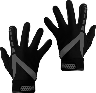 greyfab Men's and Women's Lycra Waterproof Windproof Touch Screen Riding, Cycling Gloves Riding Gloves(Black)